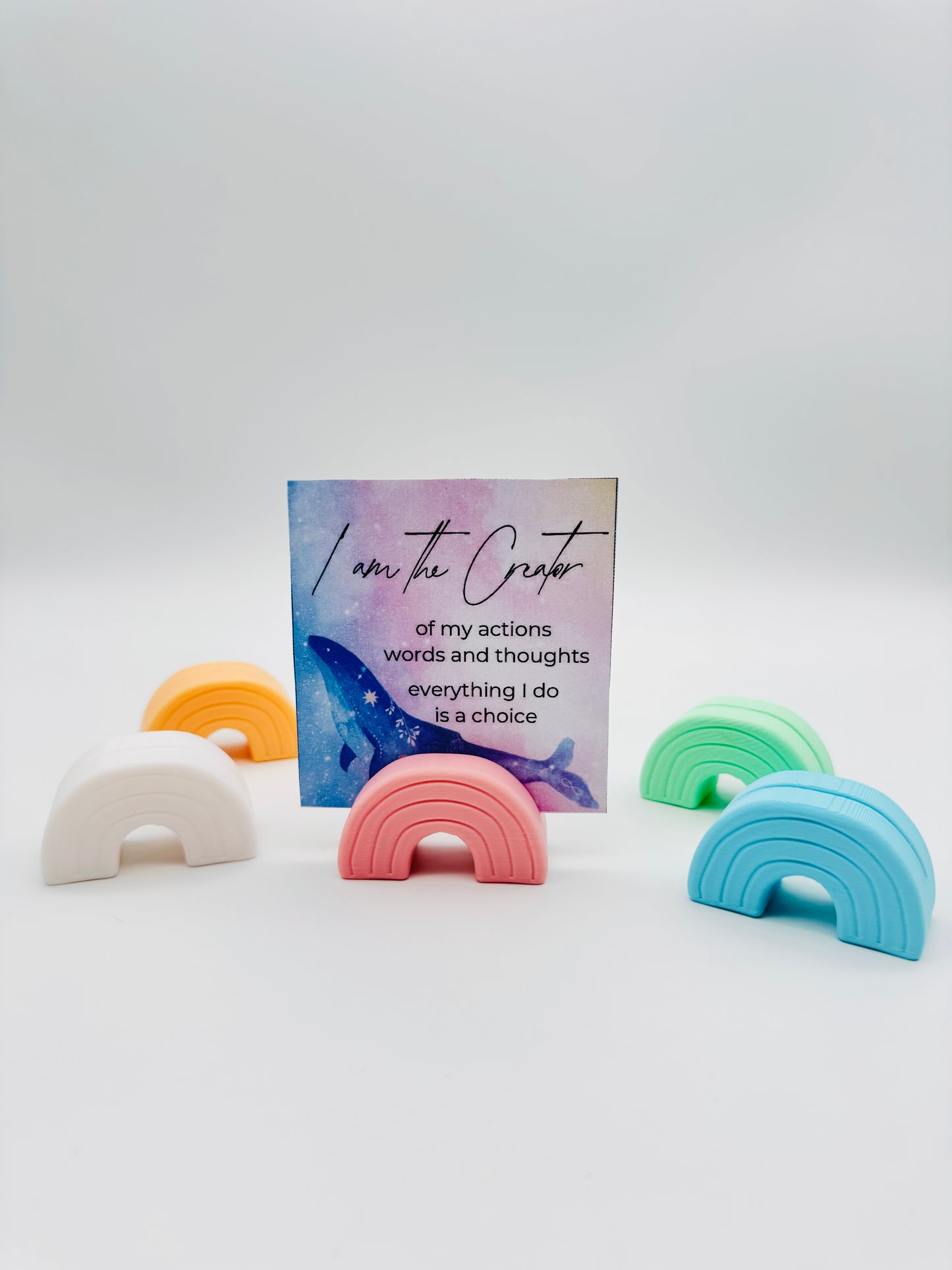 Rainbow Photo & Card Holder