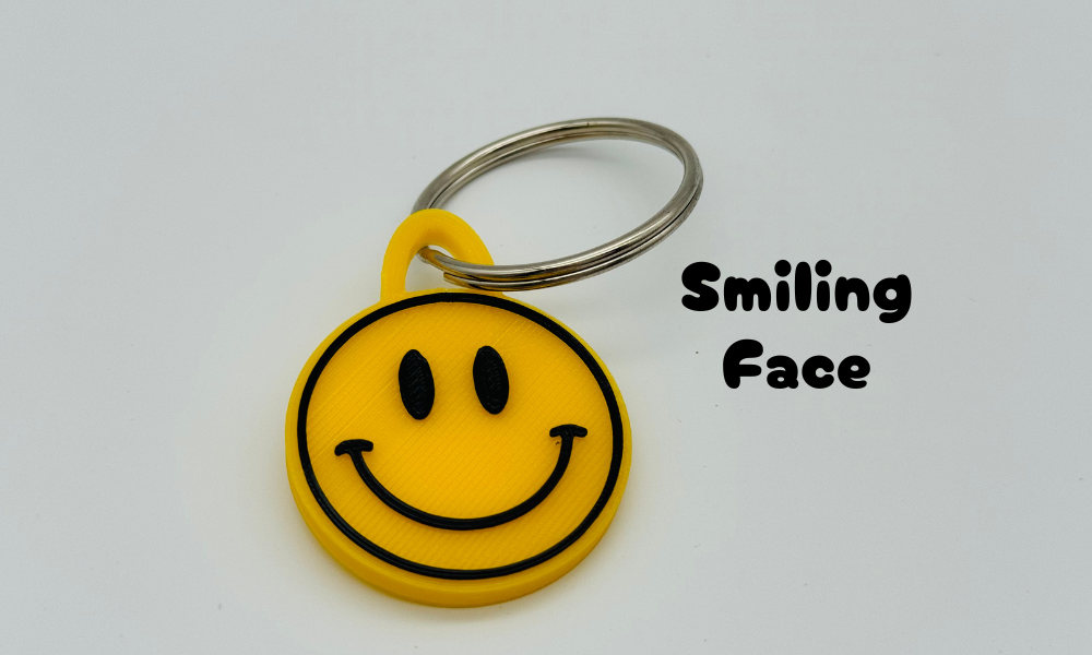 Happy Face Key Ring