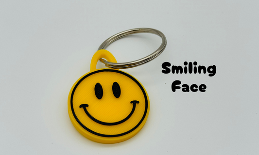 Happy Face Key Ring