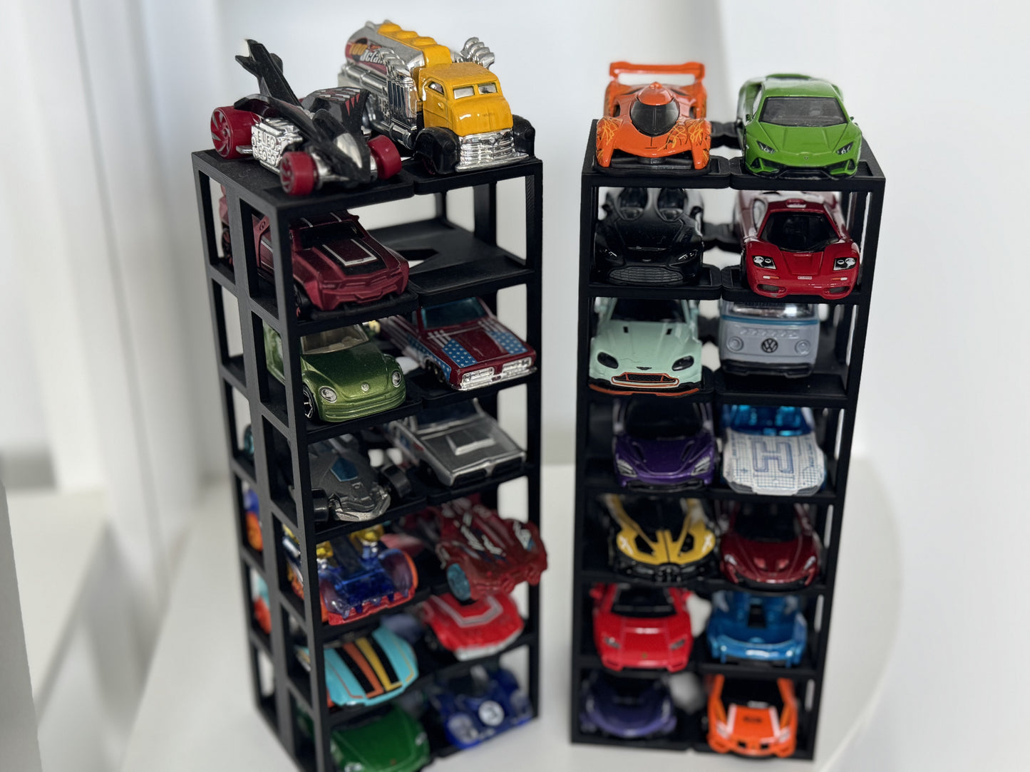 Matchbox Car Stand - Display for 14 Cars