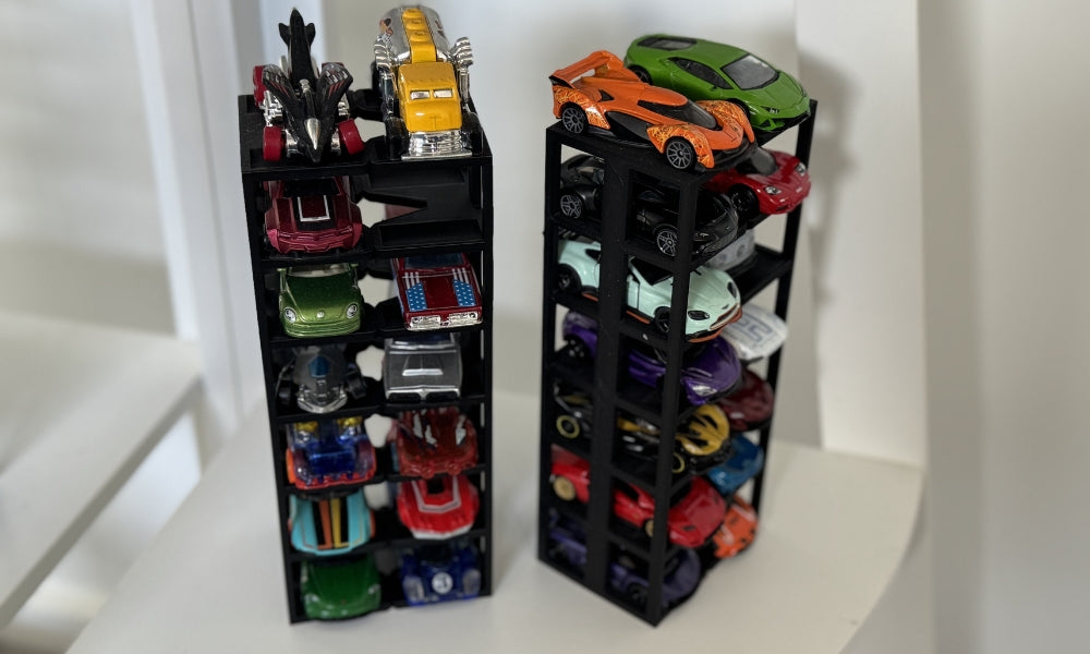 Matchbox Car Stand - Display for 14 Cars